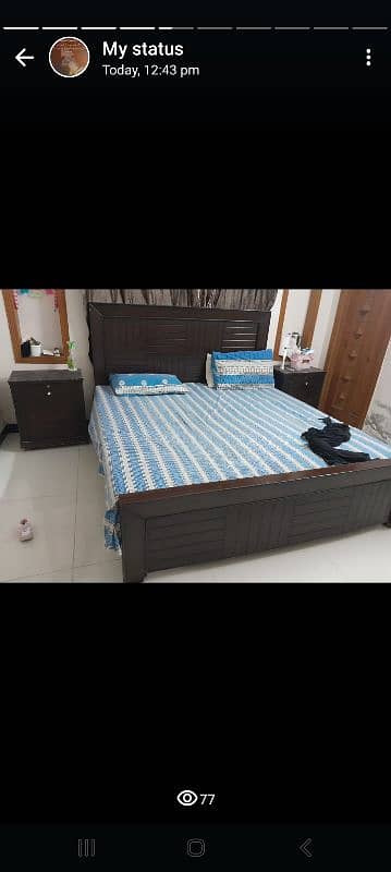 double bed w/o mattress 3