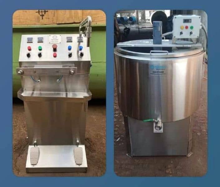 Milk packing Machine & Milk Chiller 1