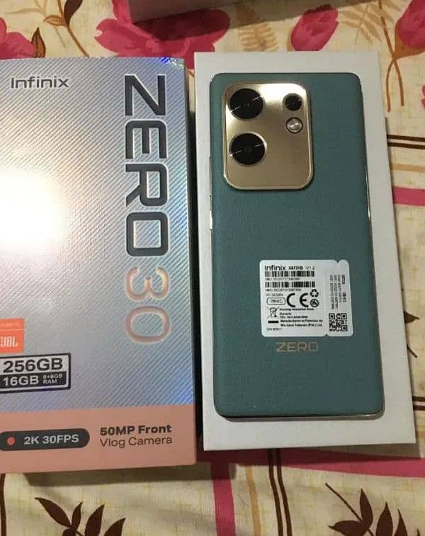 infinix zero 30 8+8 256gb box charger sath ha only call 0