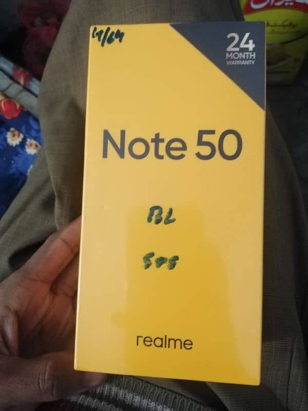 Realme Not 50 4/64 Pin pack 0