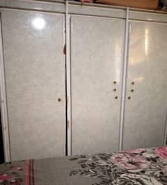 full furniture bed wardrobe dressing and 2 side table