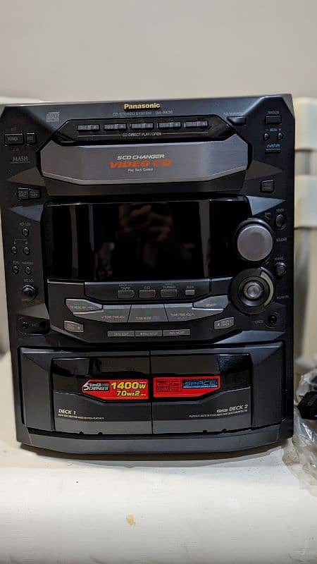 PANASONIC CD Stereo System - 3 Piece System 2