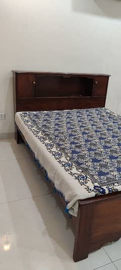 Pure Wooden Queen Size bed in 12K