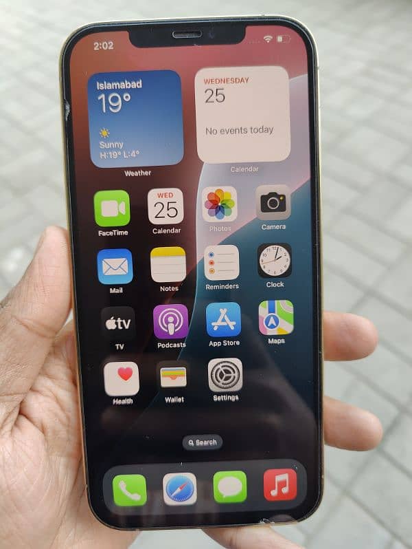 Iphone 12pro Max PTA Approved 512gb 5