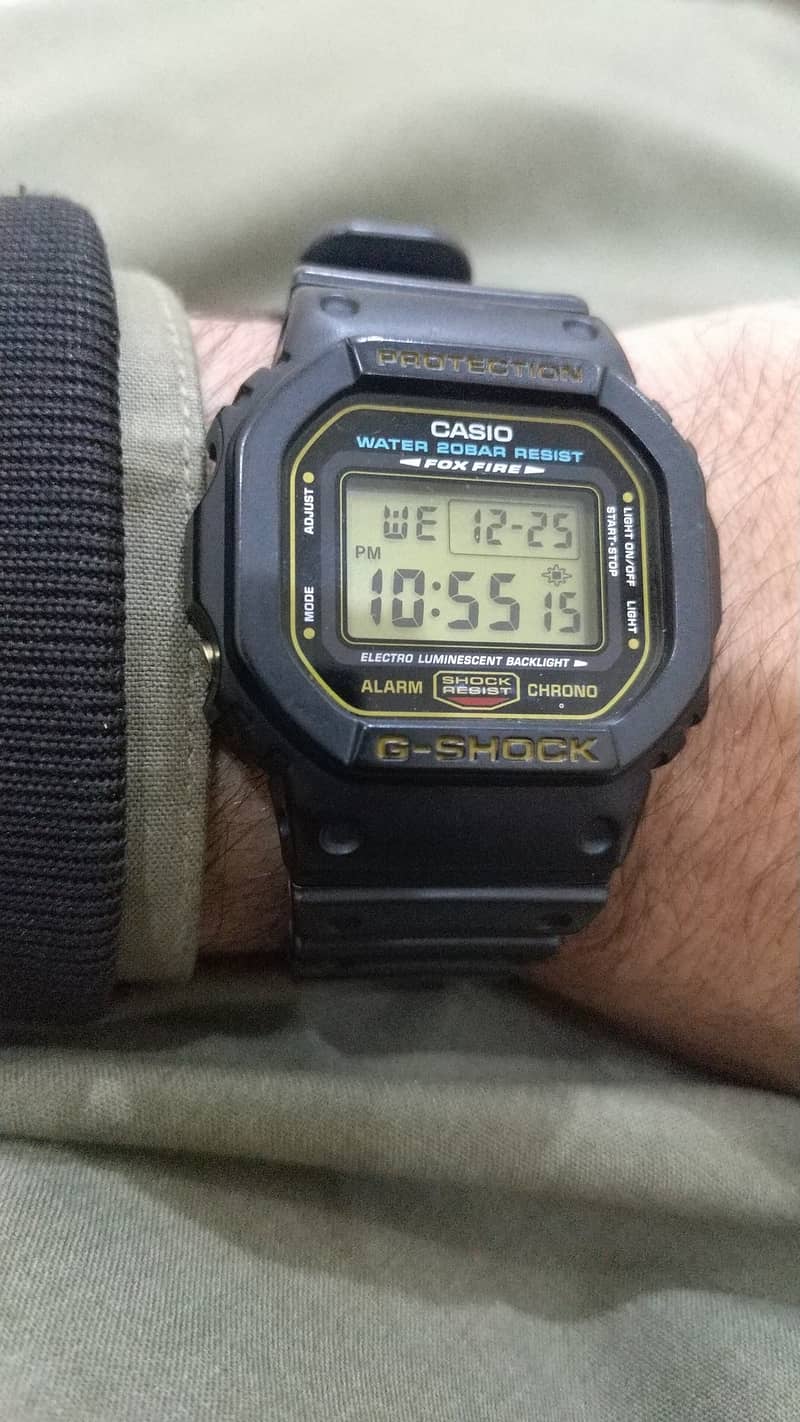 Casio G-Shock DW-5600E Golden Edition in Good Condition 0