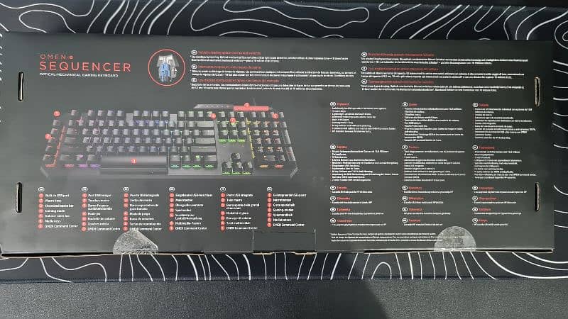 HP Omen Sequencer – Mechanical Gaming Keyboard – Blue Switches 5