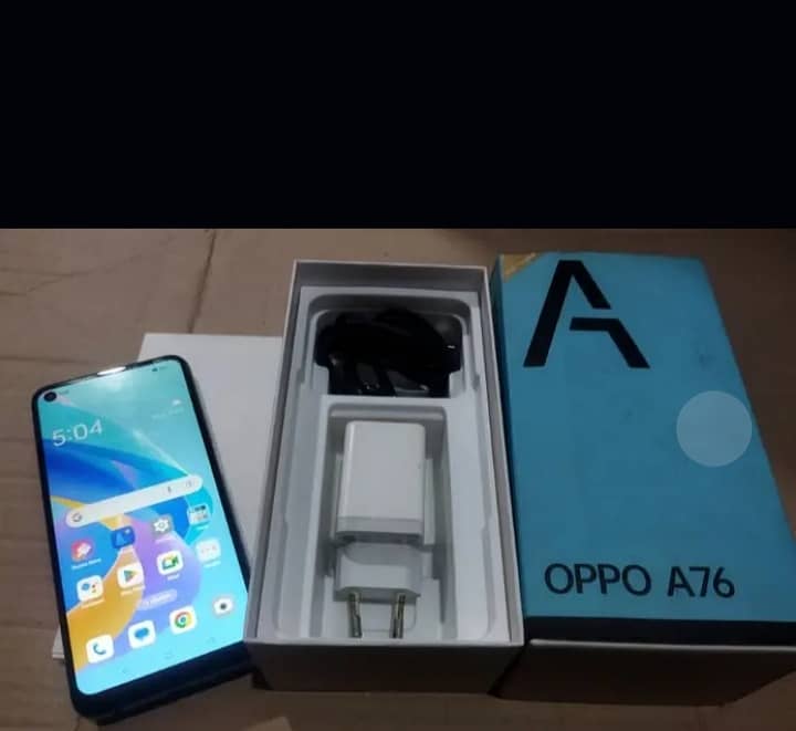 oppoA76 box original charger 1