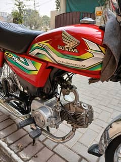 Honda cd 70 In mint condition single handed