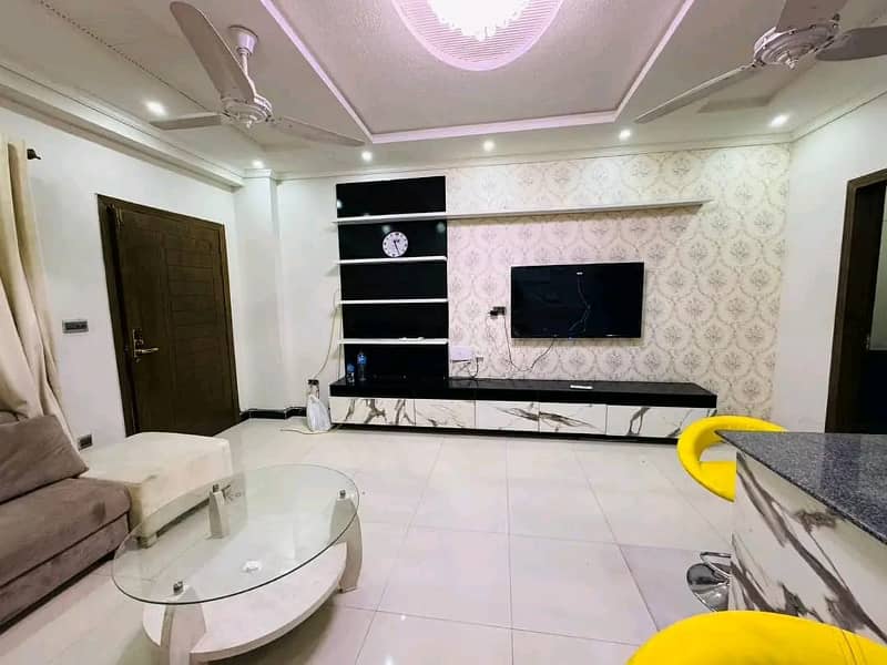 1 bed room fully furnished apartment available for rent in E-11 7