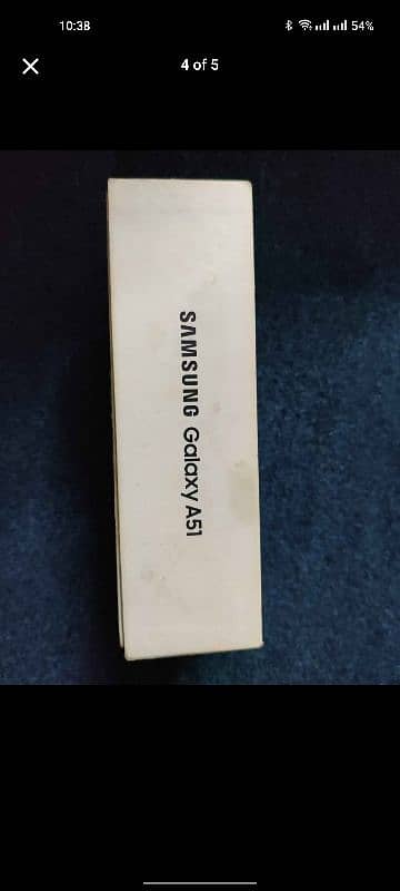 samsung Galaxy a51 only box 3