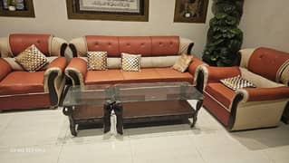 sofa 5 seater pls table set