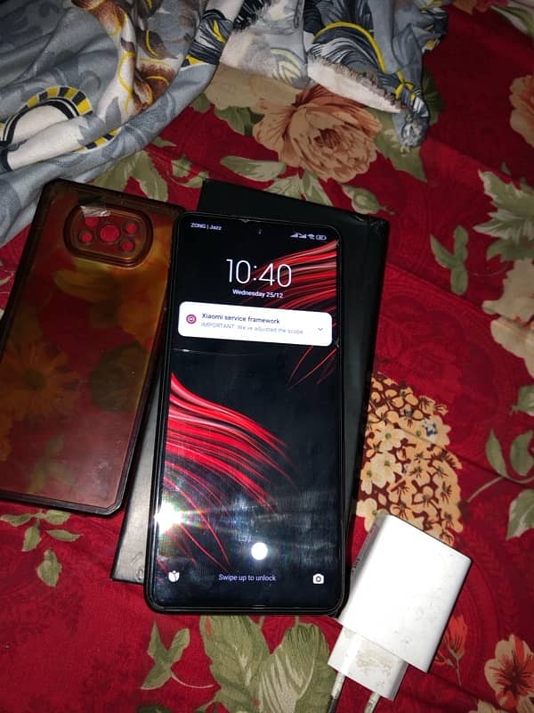 poco x3 pro with box and charger exchange  possible 1