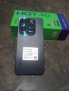 infinix hot 40 with original box and original charger 8/256 all ok