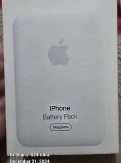 I phone megsafe power bank extra battery. . . 5000 mah.  brand new.