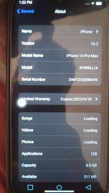 iphone 14 pro Max mastr(cpy) 10/10 dual SIM pta  Box and Cable 0