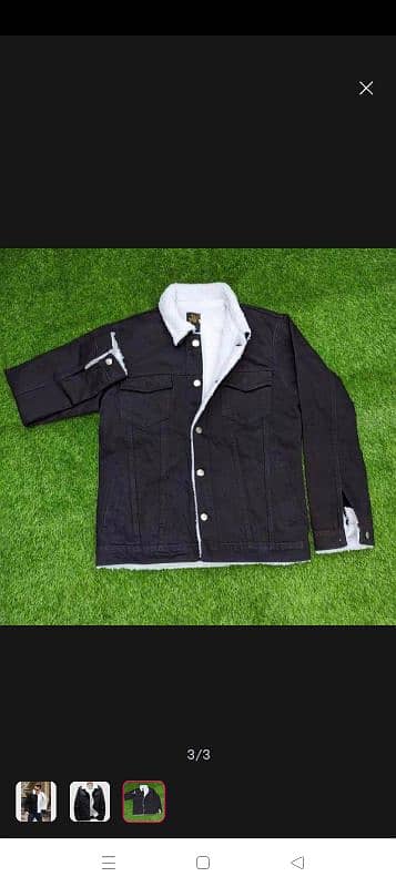 denim jacket black xl 2