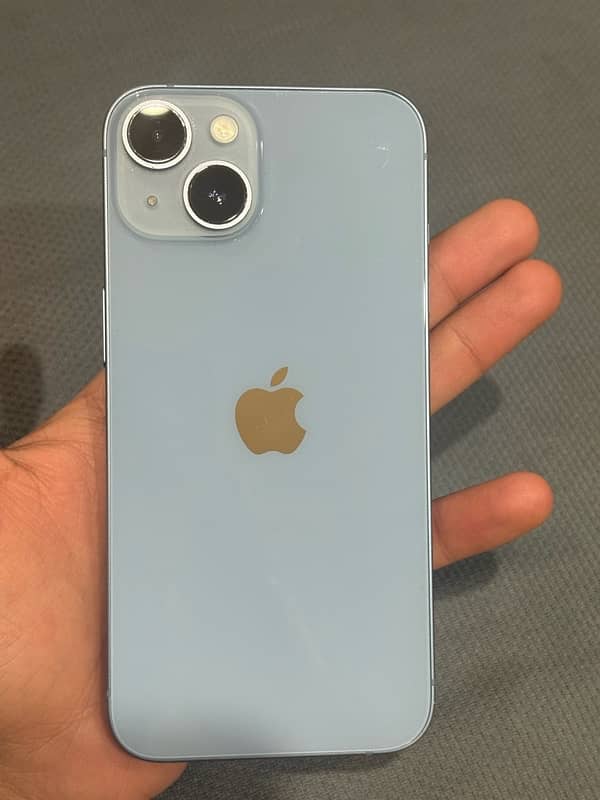 iPhone 14 blue colour 128gb water pack 0