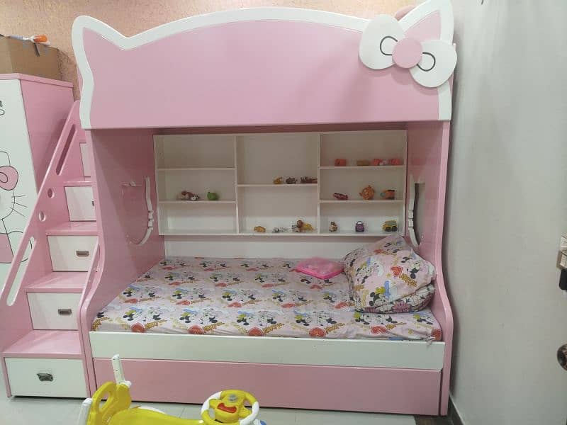 kids furniture set triple bed set 2