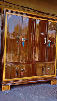 Metal Almarie 3 Door cupboard un used 10/10 (New)