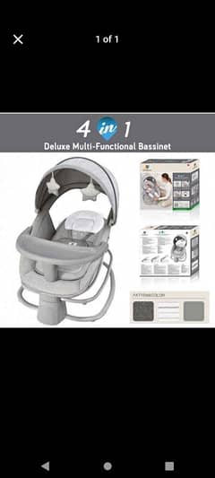 mastela 4 in 1 electric baby swing