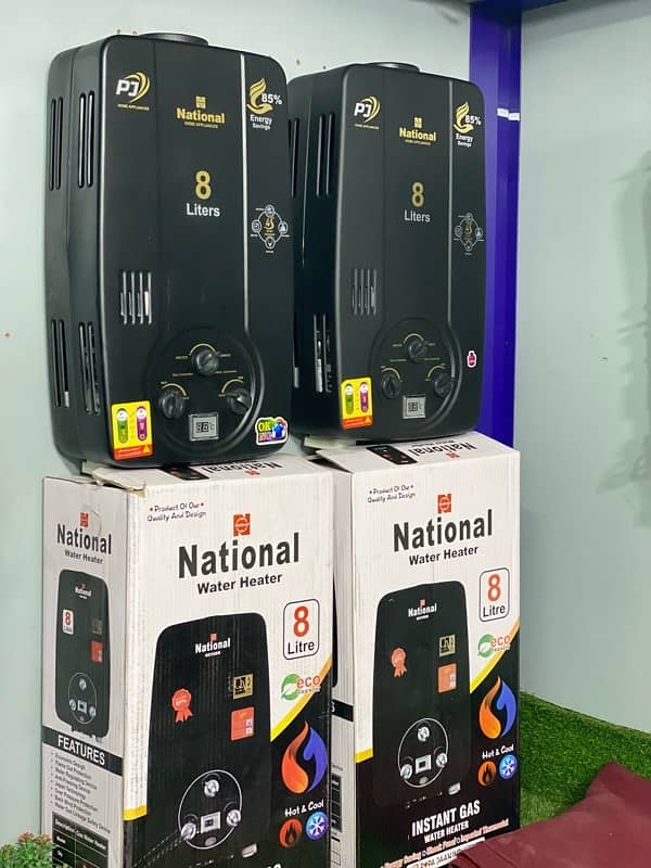 8ltrs National instant geyser LPG/NG 4