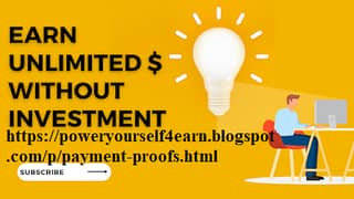 Ready to earn money with out investment?for earn and my payment proof