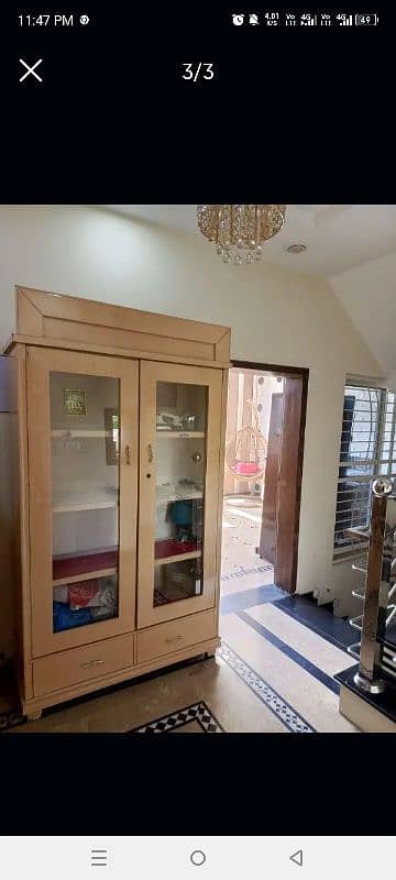 Home used room /Show case/Wood almari keh lain for sale 1