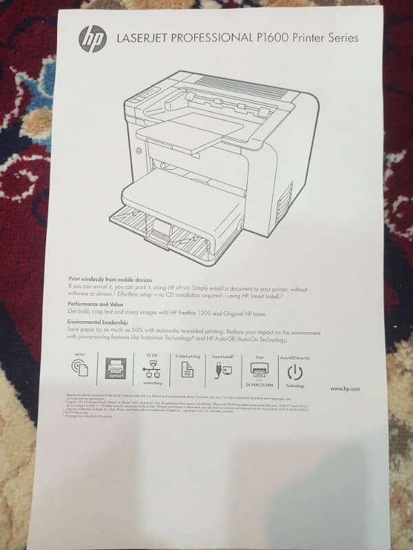 Laserjet Professional P1600 Printer 7