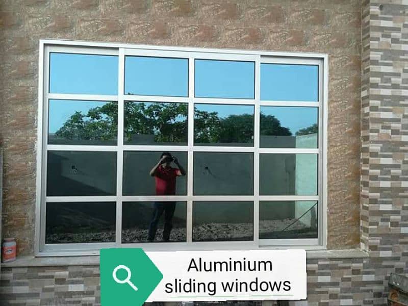 Glass work Aluminium windows Glass partition windows blinds Etc. 2