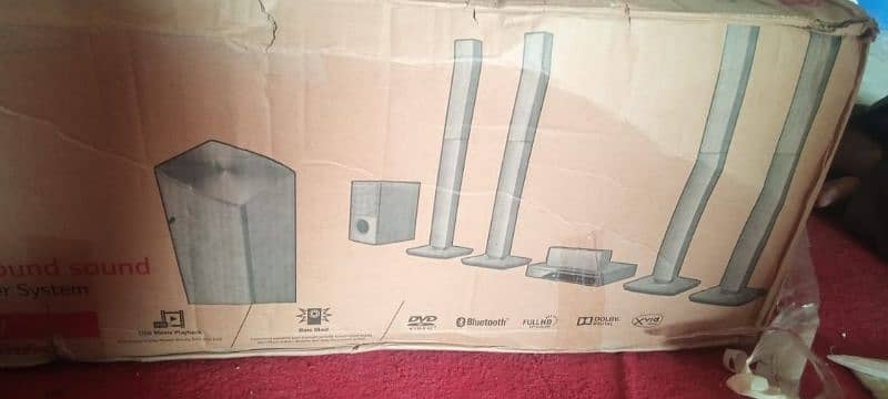 LG HOME THEATER SOUND MODEL LHD-657 SYSTEM DIGITAL DOLBY SOUNDS 4