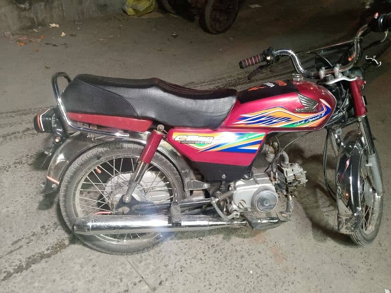 Honda 70cc all genuine bike urgent sale Whatsapp number 03231496007 1