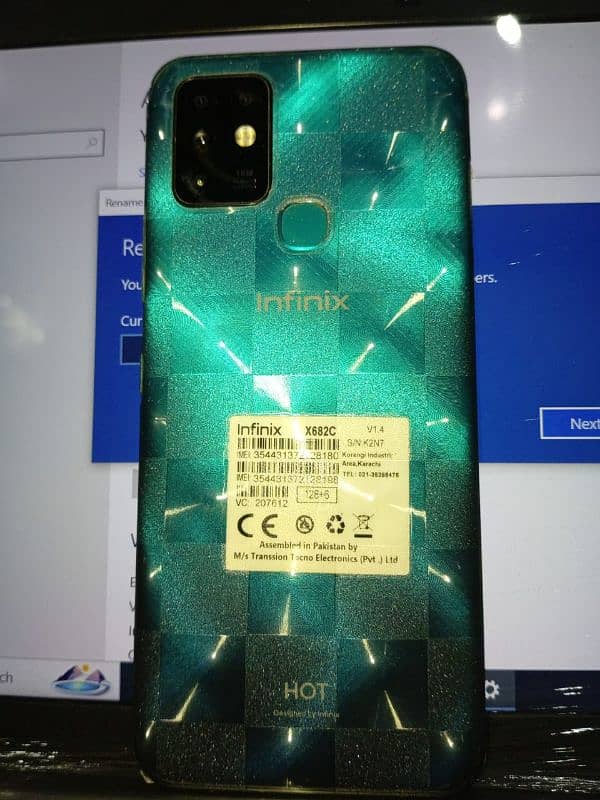 Infinix hot 10 for sale 6/128 1