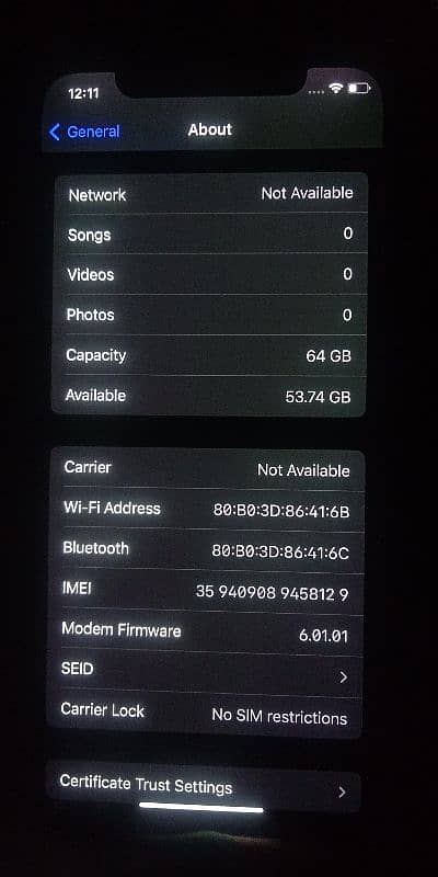 iPhone X 64 gb Non Pta for sale 4