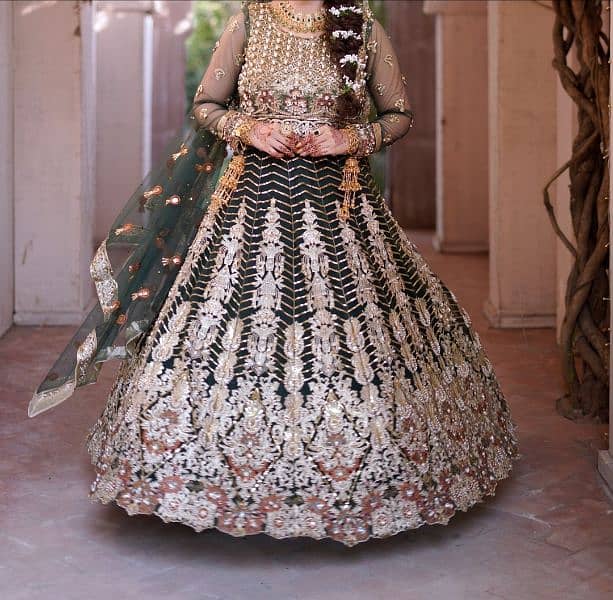 Akbar Aslam original Mehndi Dress/ Available for sale 0