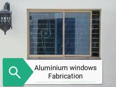 Glass work Aluminium windows Glass partition windows blinds Etc