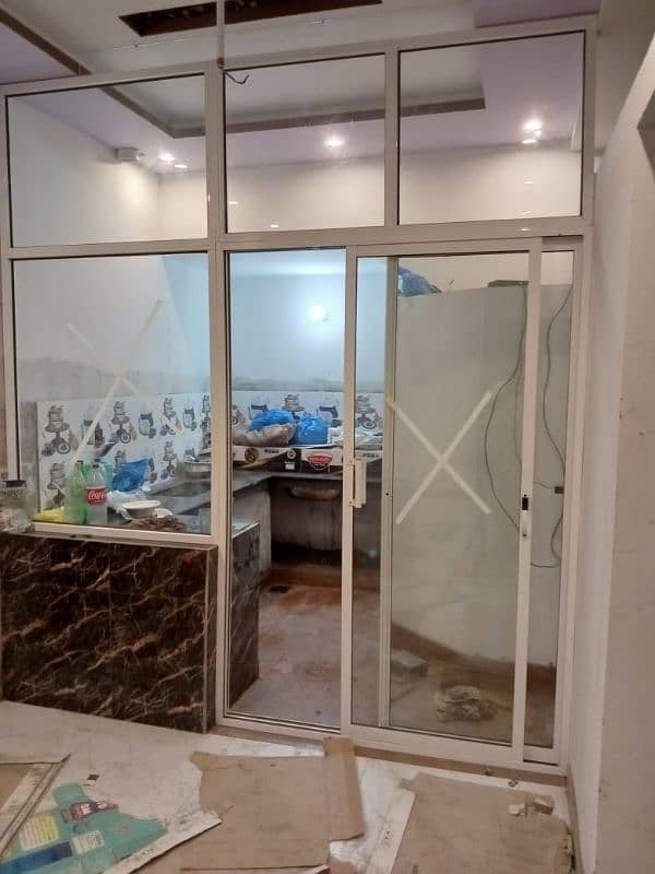 Glass work Aluminium windows Glass partition windows blinds Etc 11