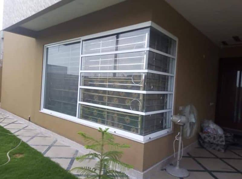 Glass work Aluminium windows Glass partition windows blinds Etc 6