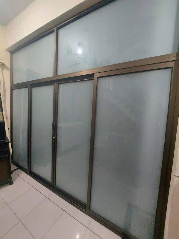 Glass work Aluminium windows Glass partition windows blinds Etc 13