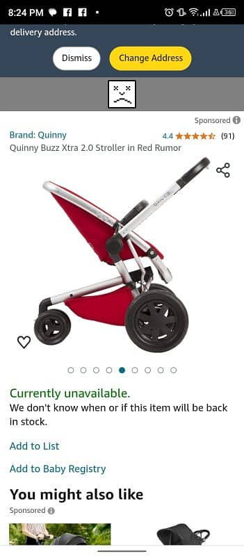 kids imported 2in1 pram 1