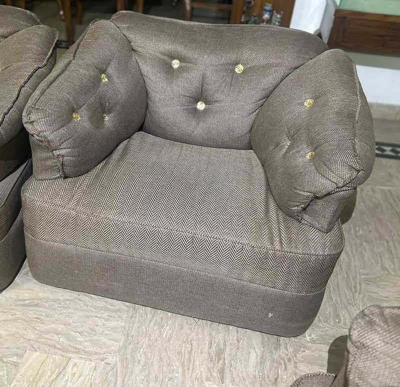 Luxury Sofa Set { 6 seater } 2