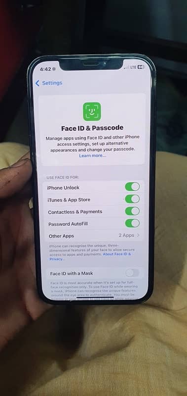 IPhone 12 pro factory unlock e sim time available all ok 9