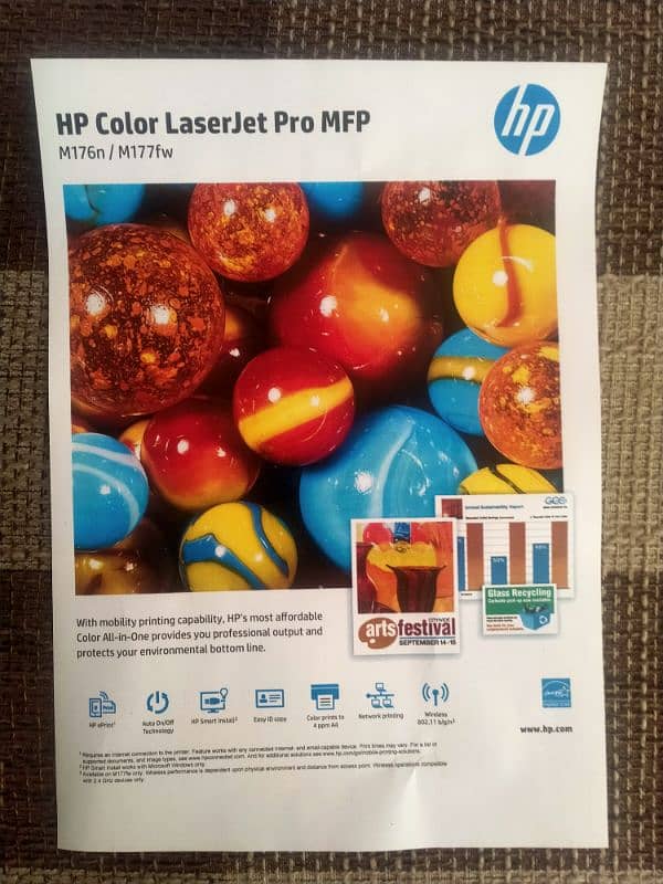 HP laserjet MFP 176fn  03114433818 2