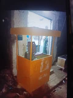 steel fast food counter