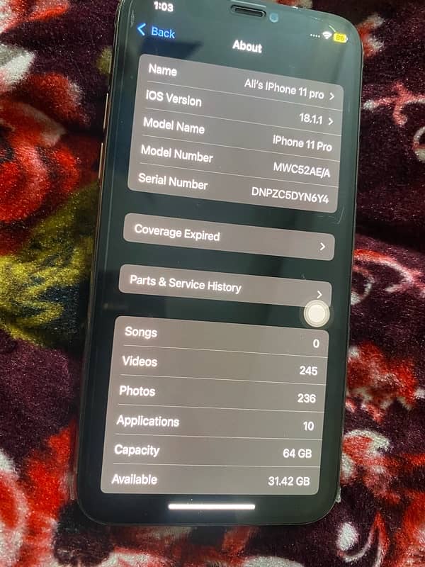 IPhone 11 Pro 64gb 6