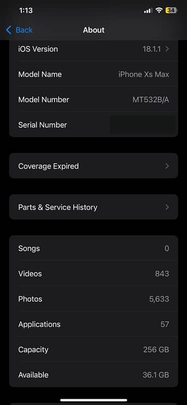 iPhone Xs Max PTA Approved 256GB FU 3