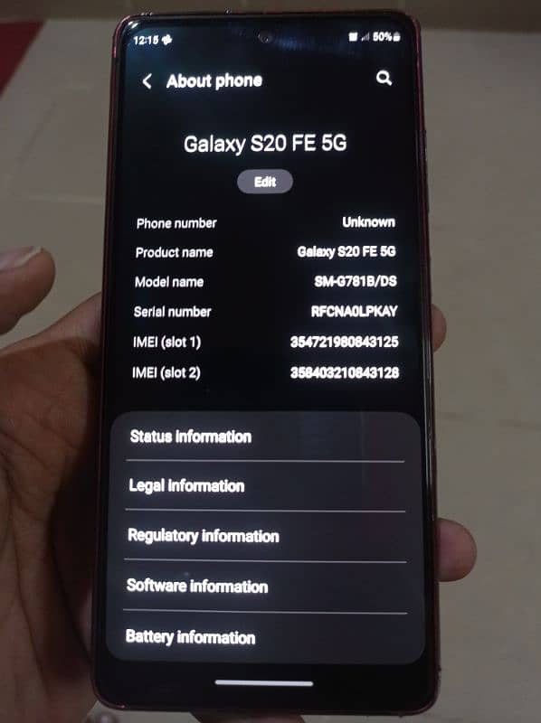 Samsung S20 FE 5G Non Pta 5