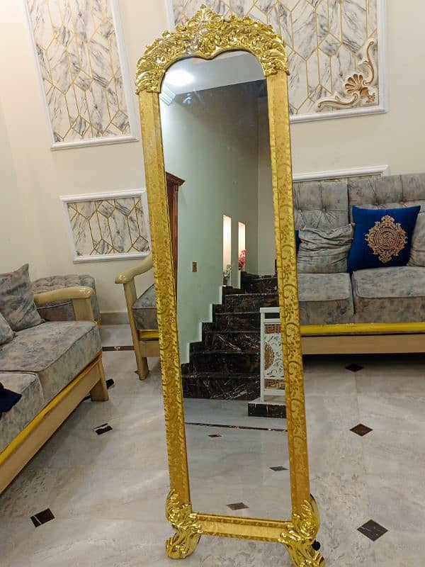 Golden full length mirror 3