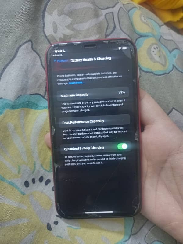 Iphone 11 Non Pta 128 GB  Red Colour 7