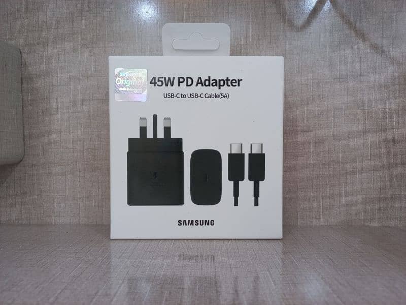 Samsung Original 45 Watt Super Fast Charger 2.0 With C To C Cable 6