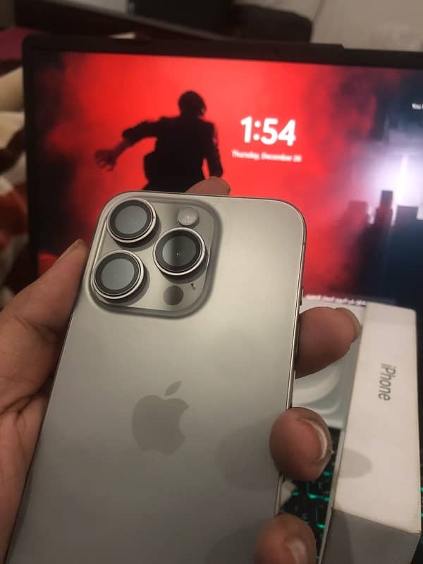 iPhone 15 Pro Natural Titanium 10/10 2